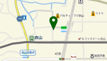 BURGER KING(バーガーキング) パルティフジ衣山店の地図画像