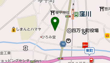 JR四国 窪川駅みどりの窓口の地図画像