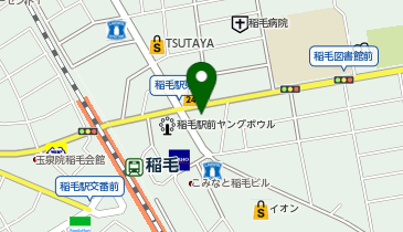 麺処 せんり 稲毛店の地図画像