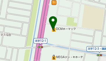 CAPTAIN STAG STAND(キャプテン スタッグ スタンド) DCM 篠路店アウトドア・レジャー館内の地図画像
