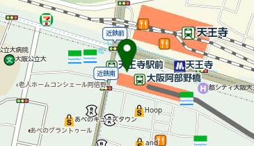 ECCO(エコー) 近鉄あべの店の地図画像