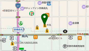 ECCO(エコー) 大丸京都店の地図画像