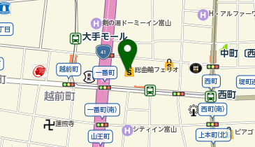 ECCO(エコー) 大和富山店の地図画像