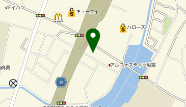 ウサギヤ 城東店の地図画像