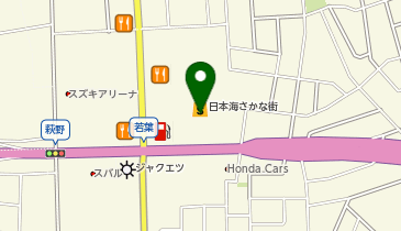 北前船のカワモト 日本海さかな街店の地図画像