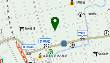 北前船のカワモト 長浜黒壁店の地図画像