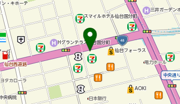 プラスワン 仙台店の地図画像