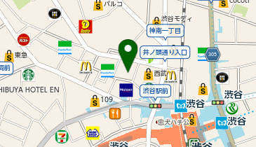 プラスワンコンセプトショップ PRINTONE(プリントーン)-渋谷の地図画像