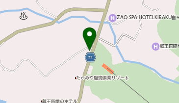 株式会社カスカワスポーツ 蔵王レストハウスの地図画像