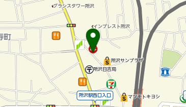 メガネのアド 所沢店の地図画像