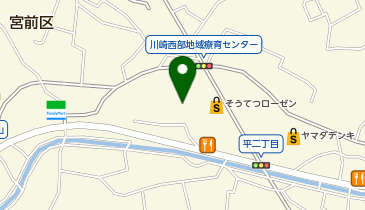 カーサプラチナ宮前平の地図画像