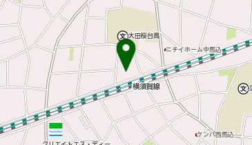 カーサプラチナ中馬込の地図画像