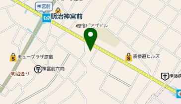 パラッツォ フェンディ 表参道の地図画像