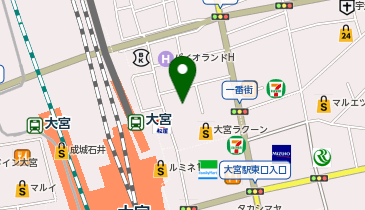 eSPORTSCAFE AIM(イースポーツカフェ エイム) 大宮店の地図画像