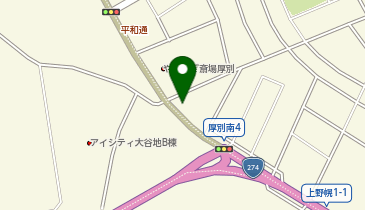トヨタL&F札幌株式会社 中央支店の地図画像