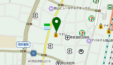 大川魚店 うすい郡山店の地図画像