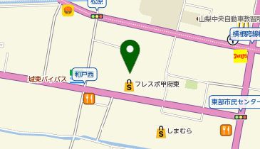 丸八青果 甲府東店の地図画像