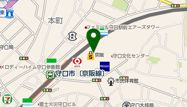 pink carrot(ピンク キャロット) 守口京阪の地図画像