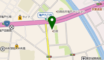 日産東京 亀戸店の地図画像