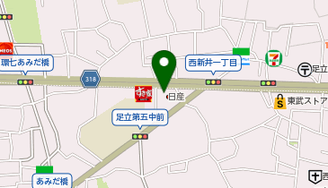 日産東京 西新井大師店の地図画像