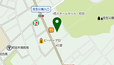 日産東京 忠生公園店の地図画像