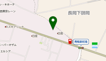 日産東京 レッドステーション青梅店の地図画像