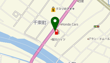 REX(レックス)オート カーケアプラザ土浦大町の地図画像