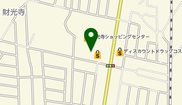 天領うどん 財光寺店の地図画像