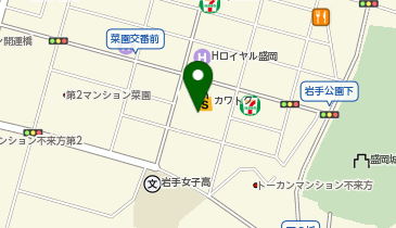 近沢レース店 盛岡店の地図画像