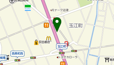 ヌマセキレンタカーの地図画像