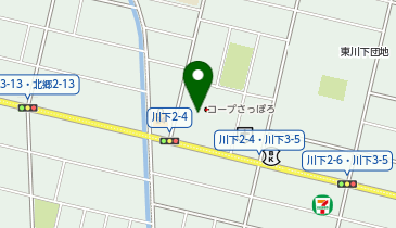 株式会社三星 コープ川下店の地図画像