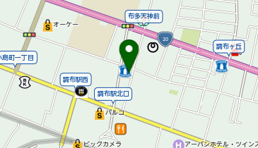 バドミントンプロショップ WEMBLEY(ウエンブレー) 調布店の地図画像