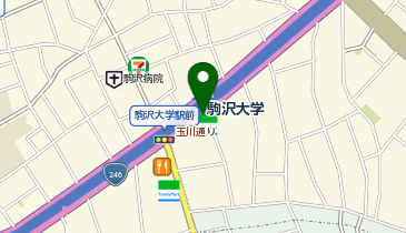 ブランド楽市 駒沢店の地図画像