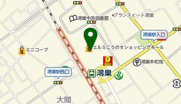 粋ごころ エルミ鴻巣店の地図画像