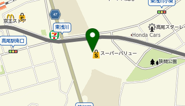 東京ワンク 高尾店の地図画像