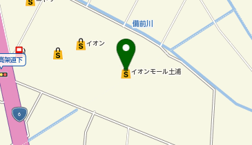 楽天モバイル イオンモール土浦店の地図画像