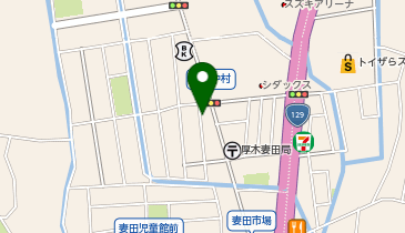 中條文具 厚木店の地図画像