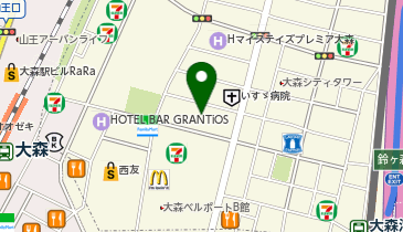 Wismettac(ウィズメタック)フーズ株式会社 大森オフィスの地図画像