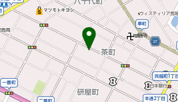 株式会社茶の君野園 工場の地図画像