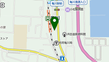 スーパードラッグウエダ 亀川店の地図画像