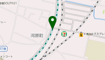 洗車スペース・サードかわらまち店の地図画像