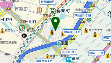 ウエアハウス 阪急メンズ東京店の地図画像