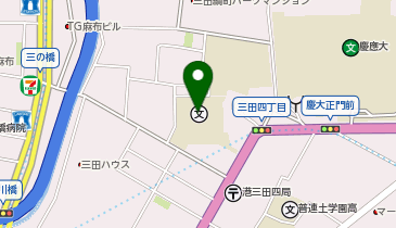 小川書店 慶応義塾女子高校売店の地図画像