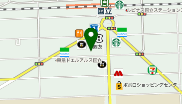 元町ロココ 国立店の地図画像