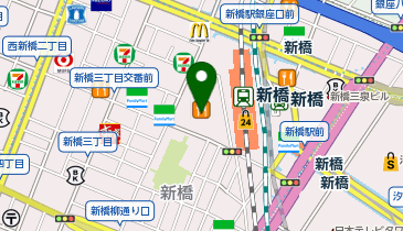 エルメ・ド・ボーテ 新橋店の地図画像