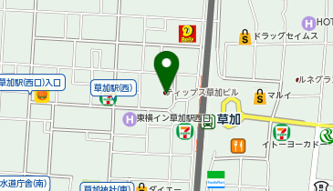 GRASA(グラサ) 草加店の地図画像