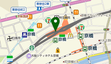 GRASA(グラサ) 京橋店の地図画像