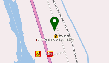 暮しの衣料マツオカ 萩原店の地図画像