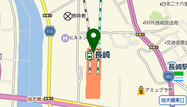 ちゃんぽん蘇州林の地図画像