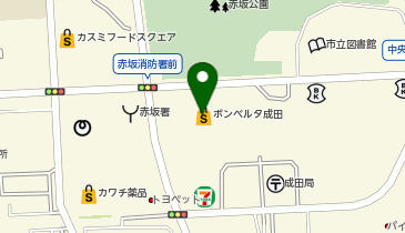MOO NON NON(ムー ノン ノン) ボンベルタ成田の地図画像